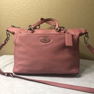 Coach Purse w/ Adjustable Strap - Pink